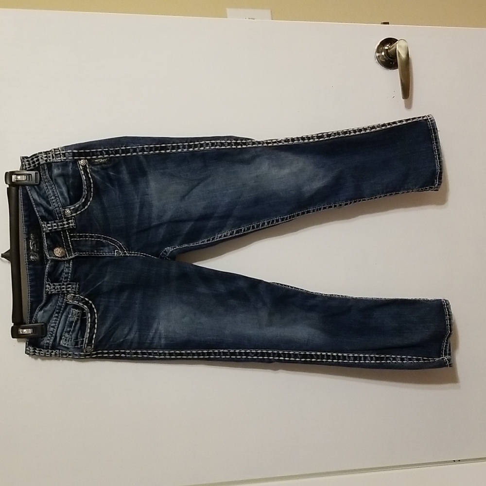 Silver suki capri jeans